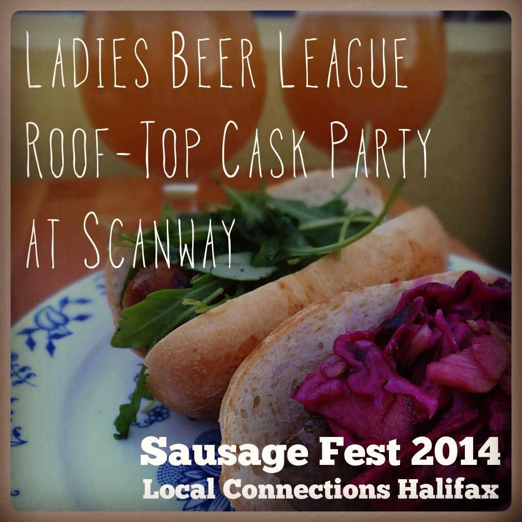 Ladies Beer League Roof-Top Cask Party at Scanway Sausage Fest 2014