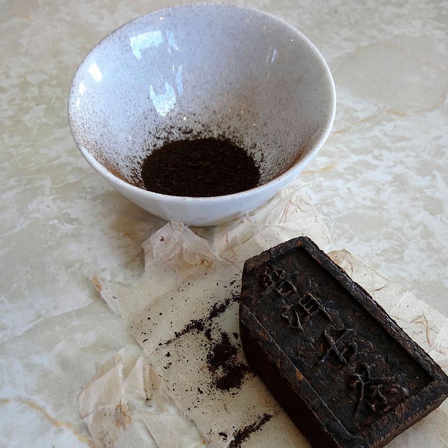 Grated Pu Erh Tea