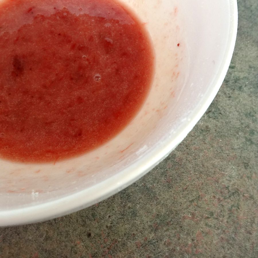strawberry jam glaze