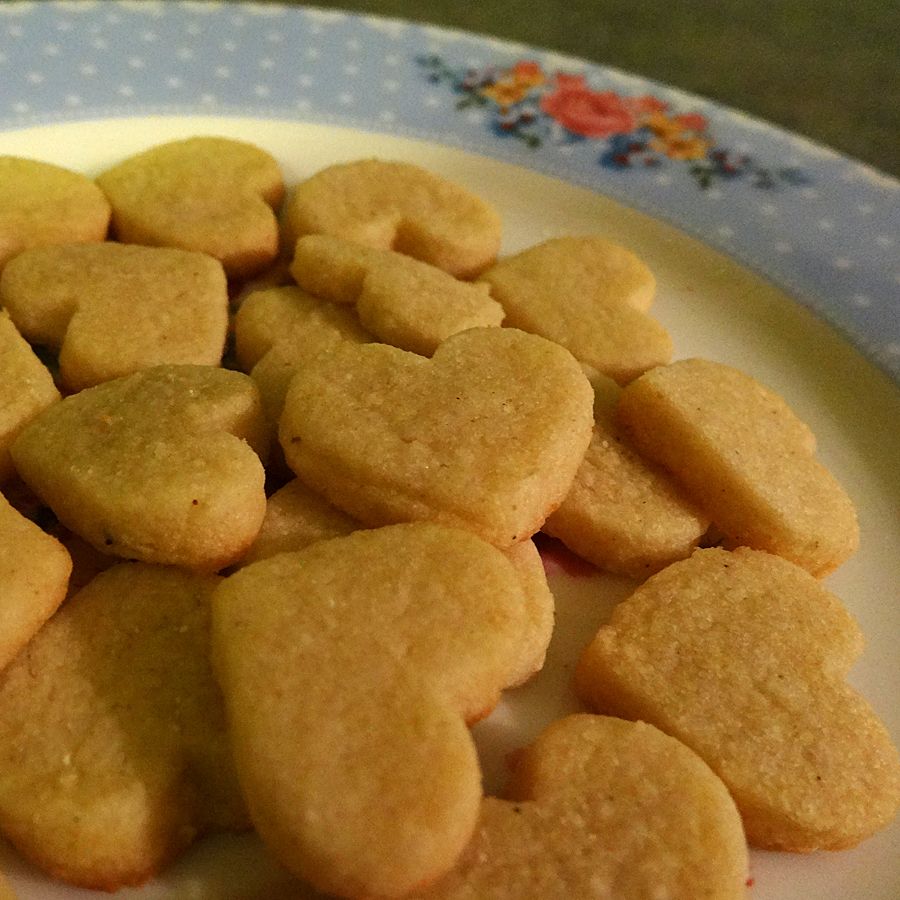 bonus heart cookies!