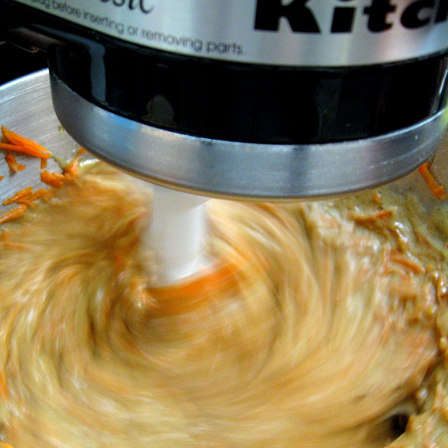 Mix batter until blended