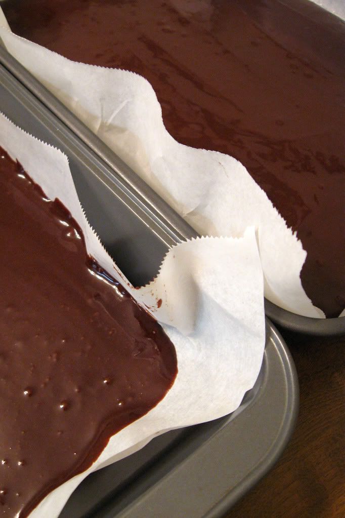 brownies in pans
