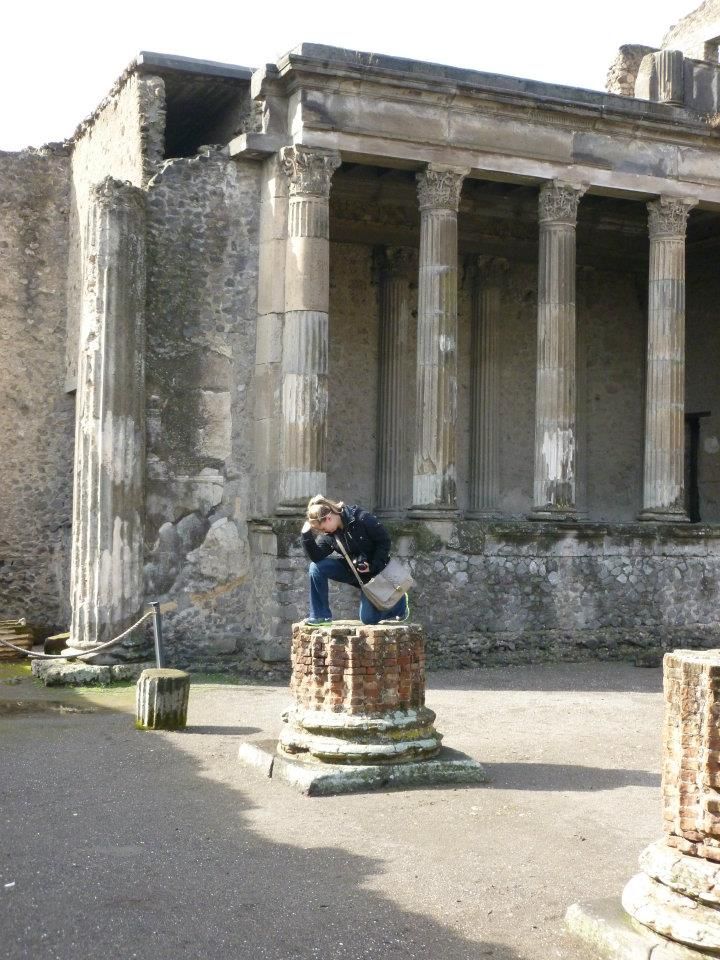 Me Tebow-ing in Pompeii! 
