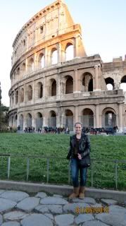 Me outside of the Colosseum! 