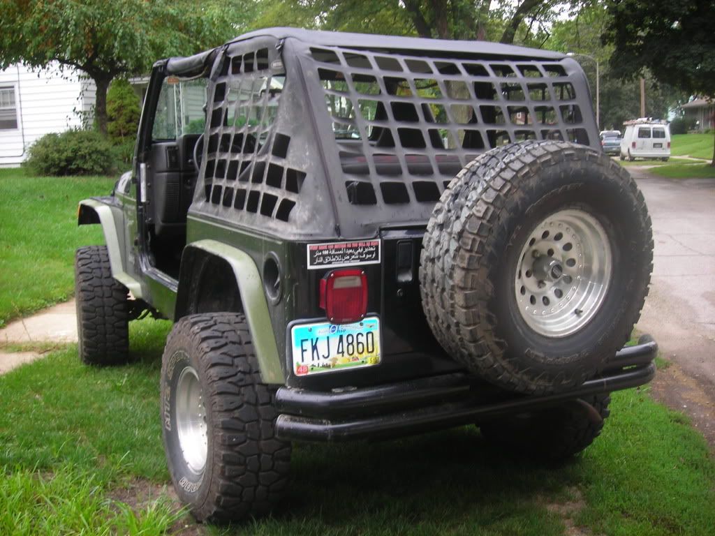 Jeep tj cargo net top #4