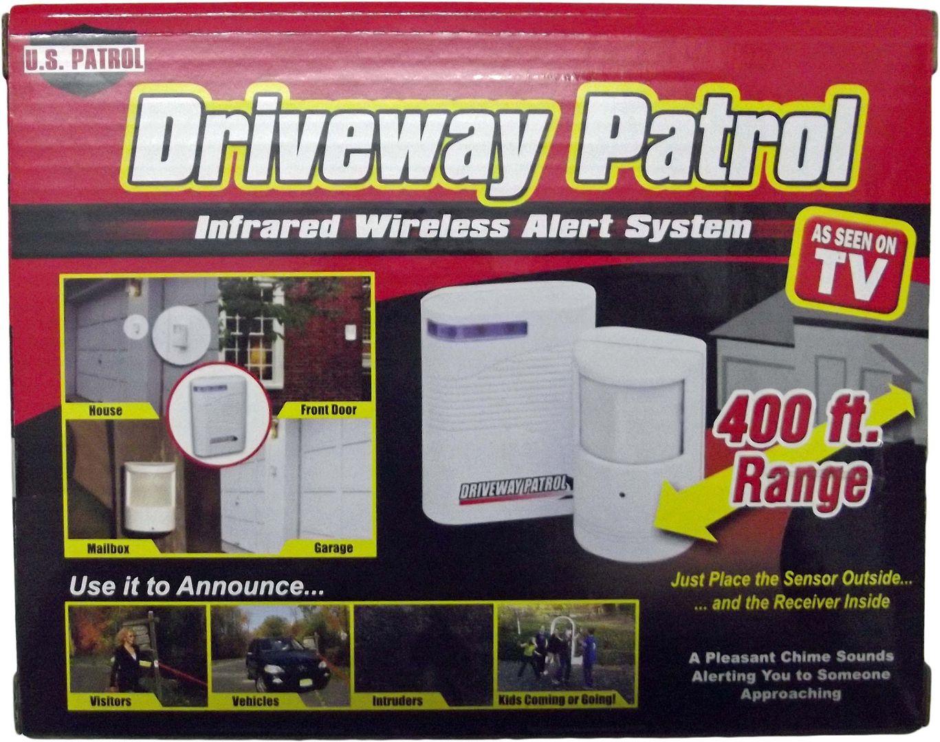 Driveway Patrol Wireless Security Alarm & Motion Sensor Indoor & Outdoor Use eBay