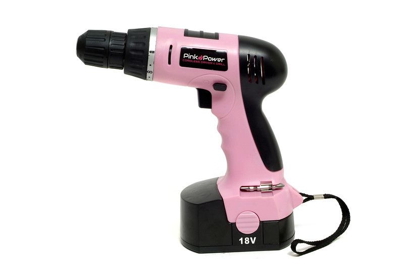 Pink Power 18v Pink Power Drill Kit For Women Pp182 Cordless Kit Ebay 5691