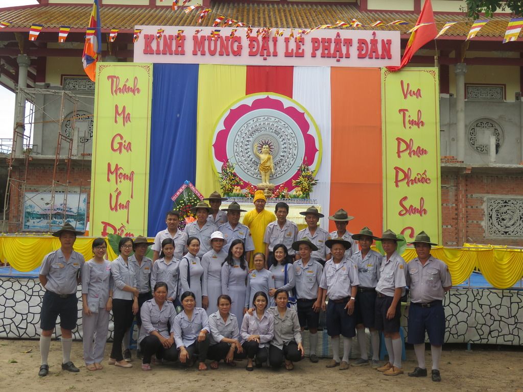 Ban Hướng Dẫn GĐPT Bà Rịa Vũng Tàu thăm các đơn vị trong tỉnh nhân mùa Phật đản