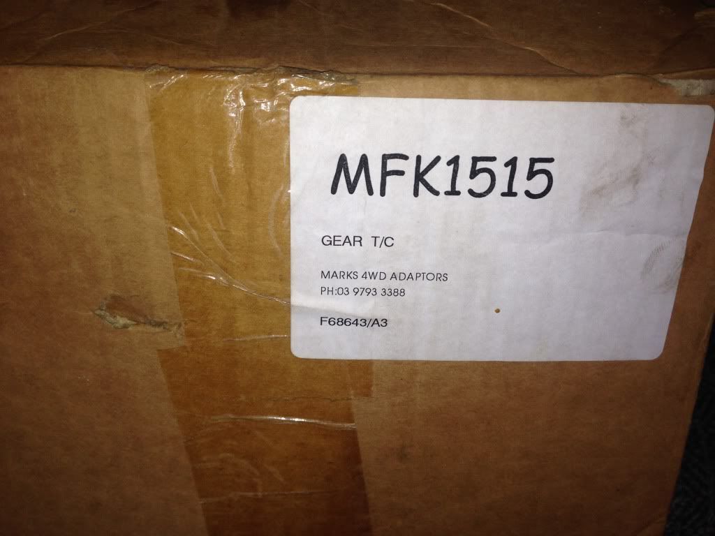 Gearmaster reduction gears identification Patrol 4x4 Nissan Patrol