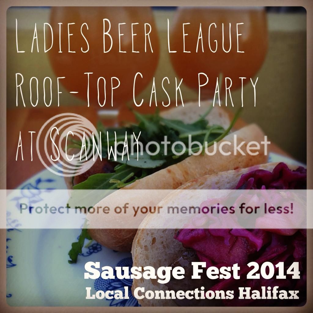 Ladies Beer League Roof-Top Cask Party at Scanway Sausage Fest 2014