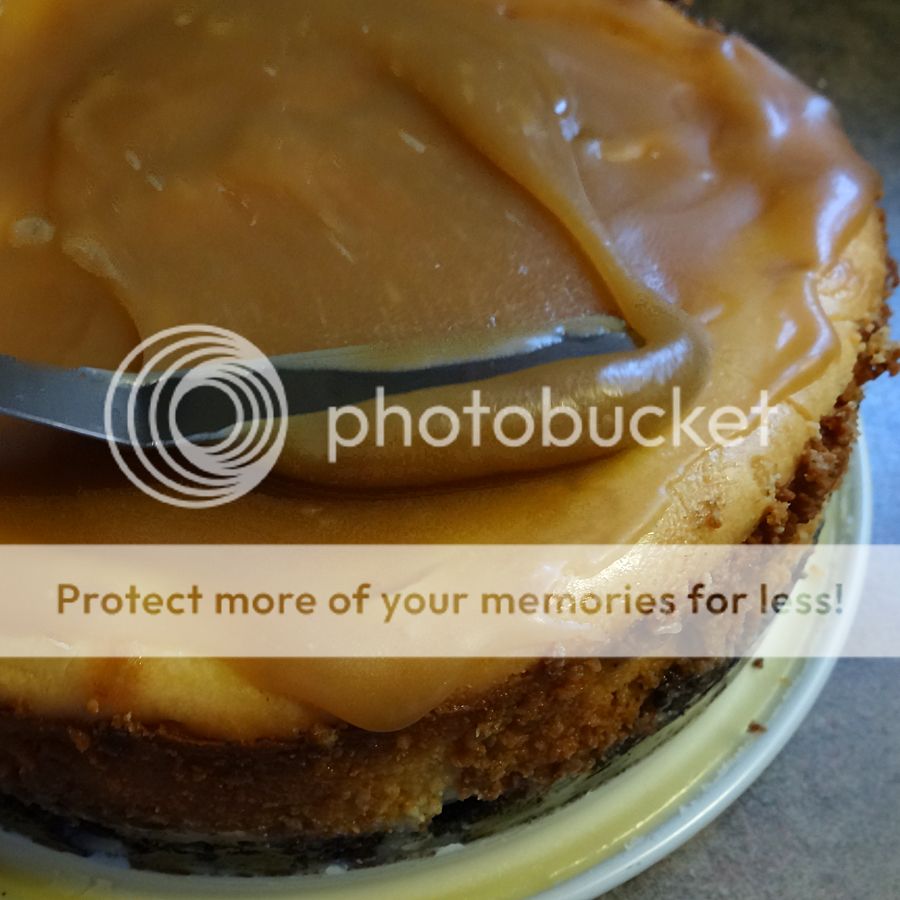 White Chocolate Cheesecake With Sea Salt Caramel Sauce Baked In Nova Scotia