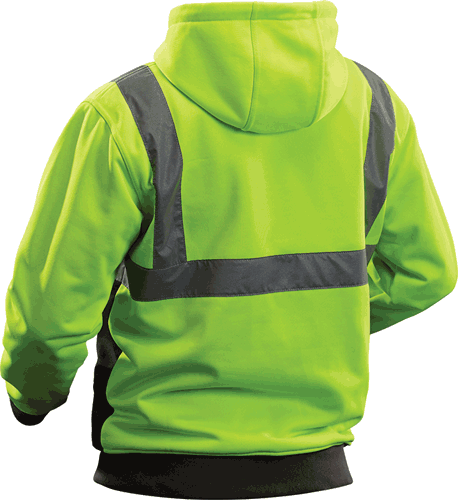 New Milwaukee 2377-M M12 Cordless High Visibility Heated Hoodie Jacket ...