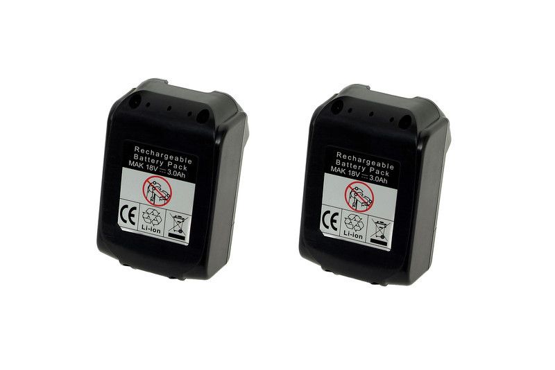 2 New Replacement Makita 18V BL1830 Lithium ion Battery 3 0 Amp 18 Volt BL 1830