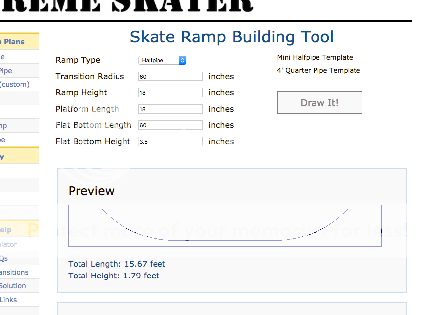 Www Middle Age Shred Com View Topic 4ft Wide Half Pipe For Garage