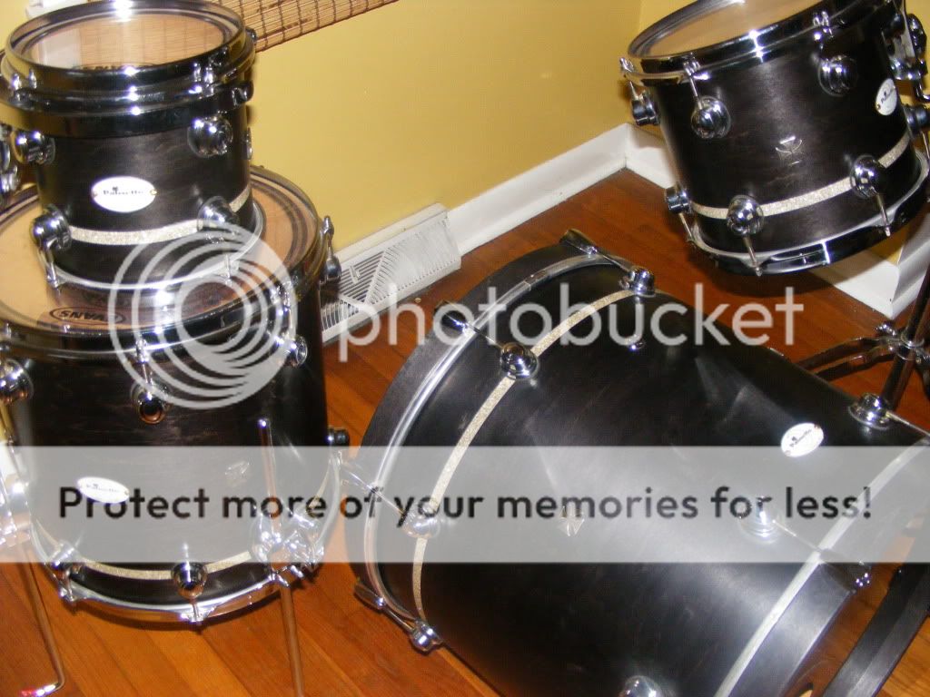 DW drums hardware w/ Palmetto Drums Custom Drumset 6 ply Keller Maple 